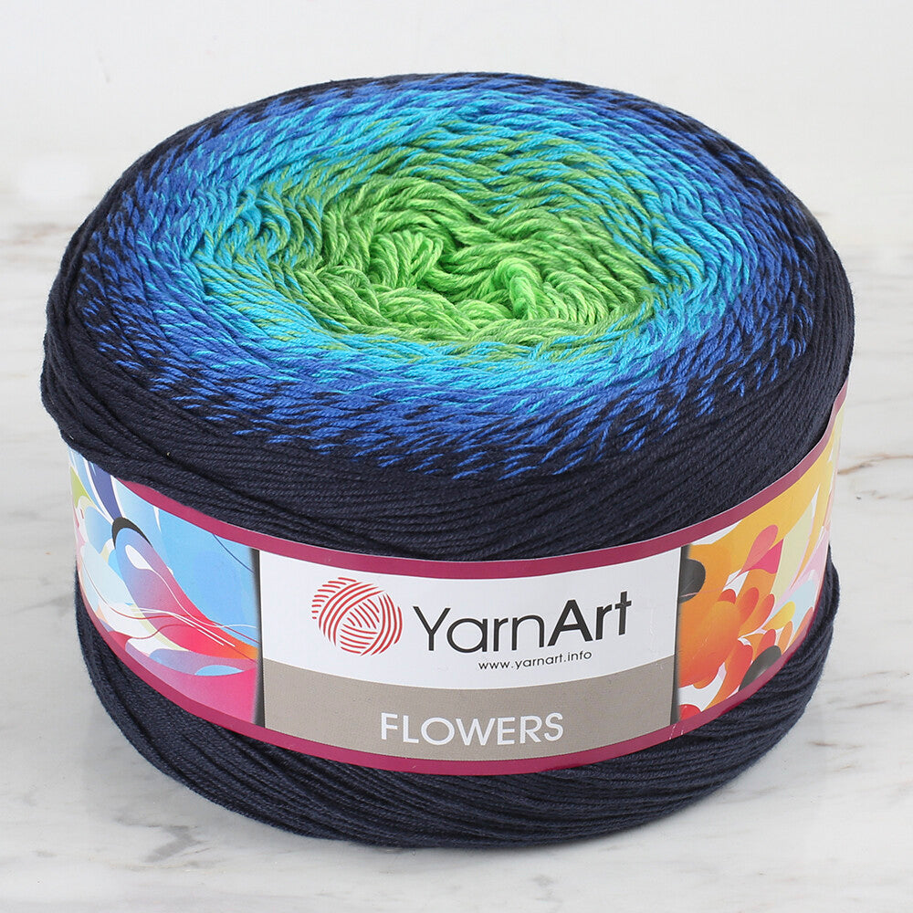 Yarnart Flowers Ebruli 250gr El Örgü İpi - 300